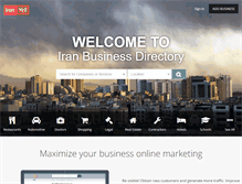 Tablet Screenshot of iranyell.com